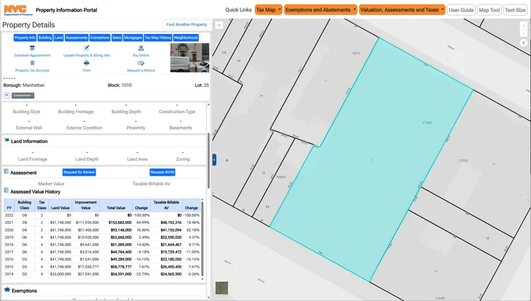 3D property lot visualization